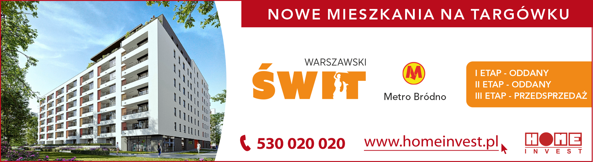 Nowe mieszkania na Targówku Warszawski Świt